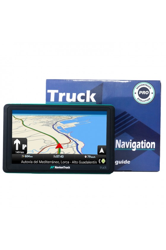GPS per Camion Pack Navion X7 Truck PRO Evolution + Protezione + Custodia + Protetor de vidro